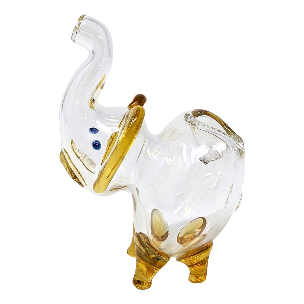 Clear Tube Elephant Hand Pipe Skygate Wholesale